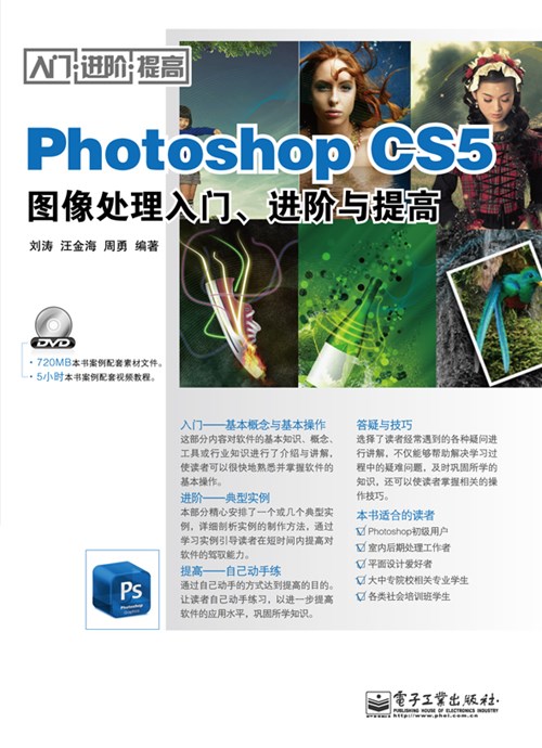 Photoshop CS5图像处理入门、进阶与提高(含DVD光盘1张)
