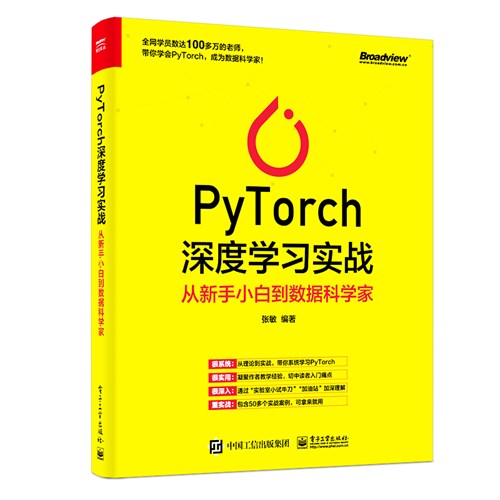 Pytorch深度学习实战：从新手小白到数据科学家